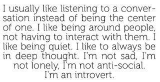 I Am An Introvert