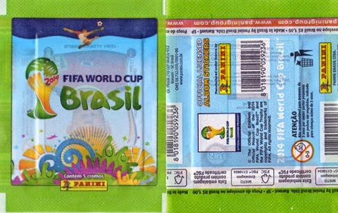 Panini FIFA World Cup Brasil 2014 50x Tüten Packets Bustine Pochette Sobres 