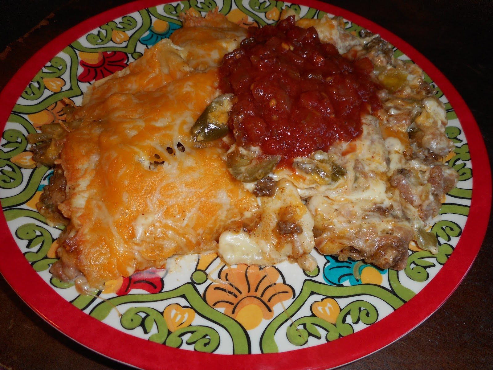 Diane's Recipes CREAMY BURRITO CASSEROLE
