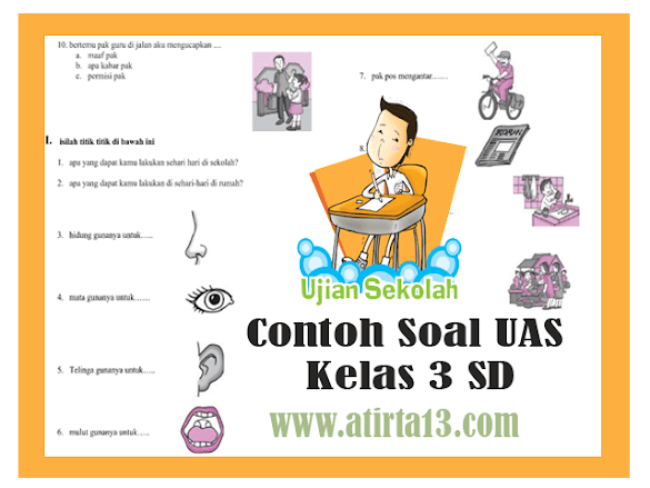 Contoh Soal Uas Kelas 3 Sd Format Words