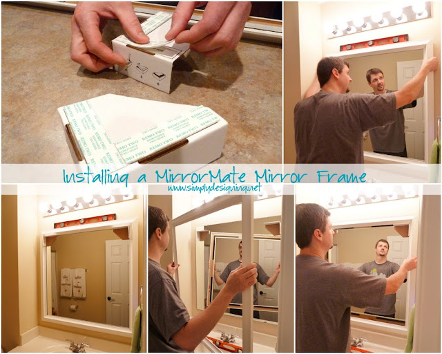 Mirror+Mate+Installing+It+Collage+1 | Installing Bathroom Mirror Frames | 4 | Installing Bathroom Mirror Frames