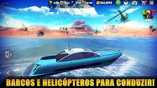 Simulador de caminhão e outros veículos para Android. Off The Road - OTR Open World Driving
