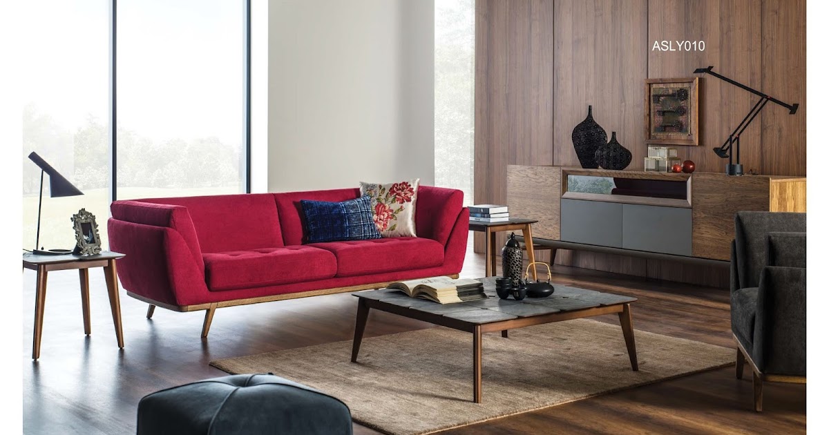 AS Koltuk Home Decor For Sale Luxury Modern Red Sofa