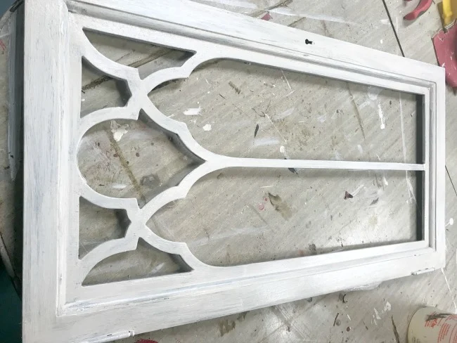 Painting a DIY Architectural Window for free