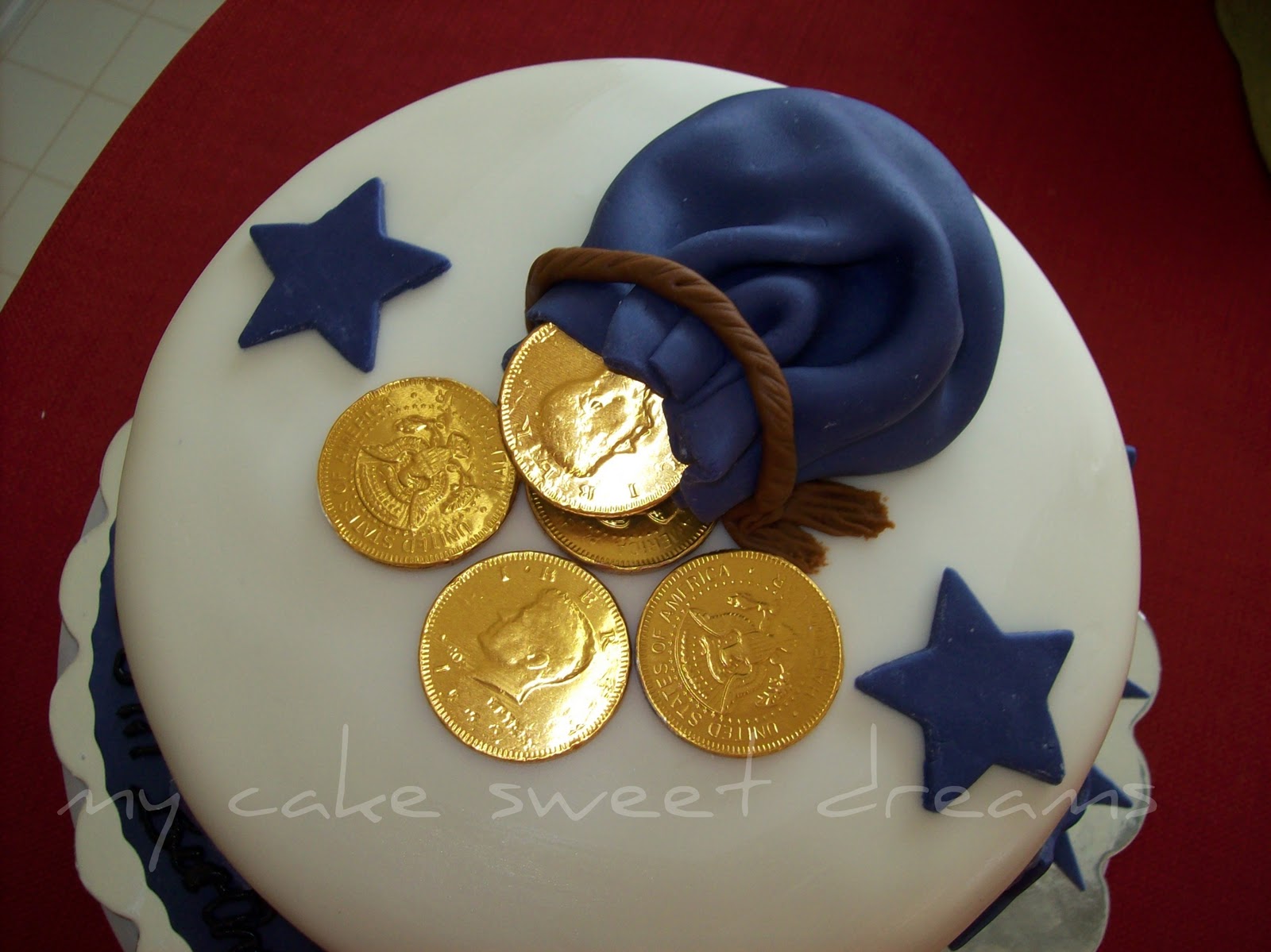 My Cake Sweet Dreams Gold Coin Cake