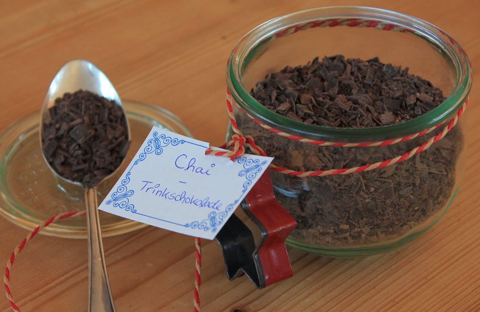 Svenja&amp;#39;s Koch- und Backblog: Chai-Trinkschokolade im Glas