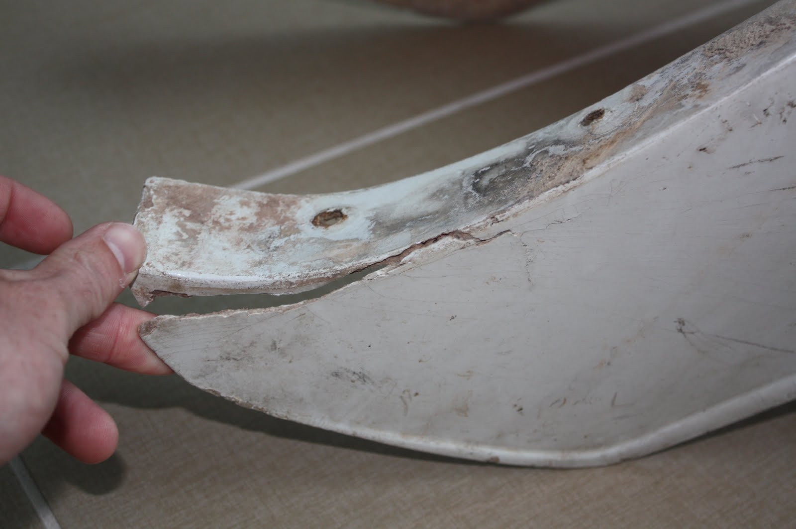 1962 Lambretta TV 175 Restoration Fiberglass Fender Repair