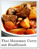 Thailändische Kochrezepte Masaman Curry mit Rindfleisch