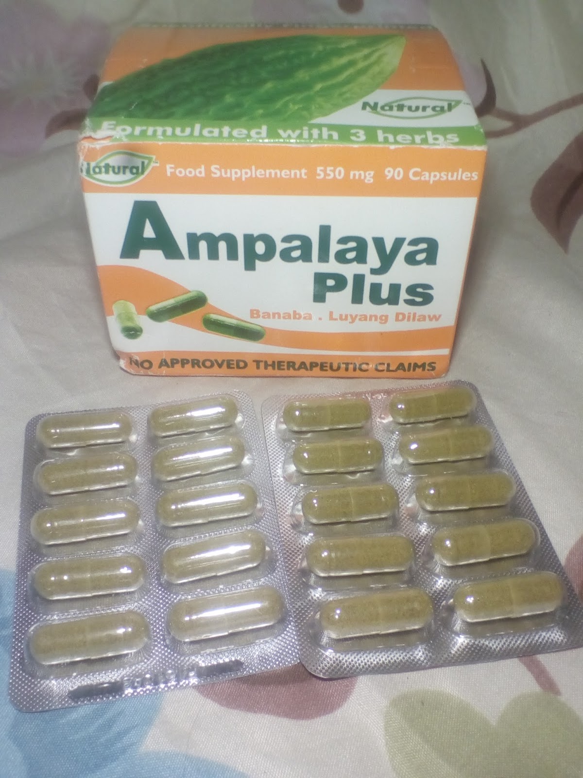 Ampalaya Plus Food Supplement Review and Testimonial