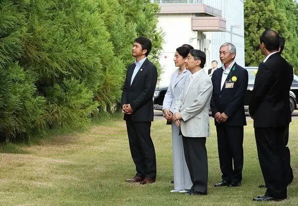Emperor Naruhito and Empress Masako visited popular resort Kokumin-shukusha Unomisaki in Hitachi