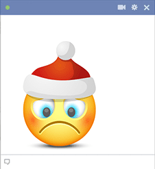 Grumpy Santa Emoji