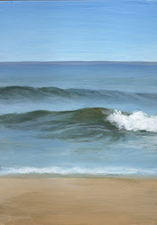 acrylic painting seascape evolving landscape