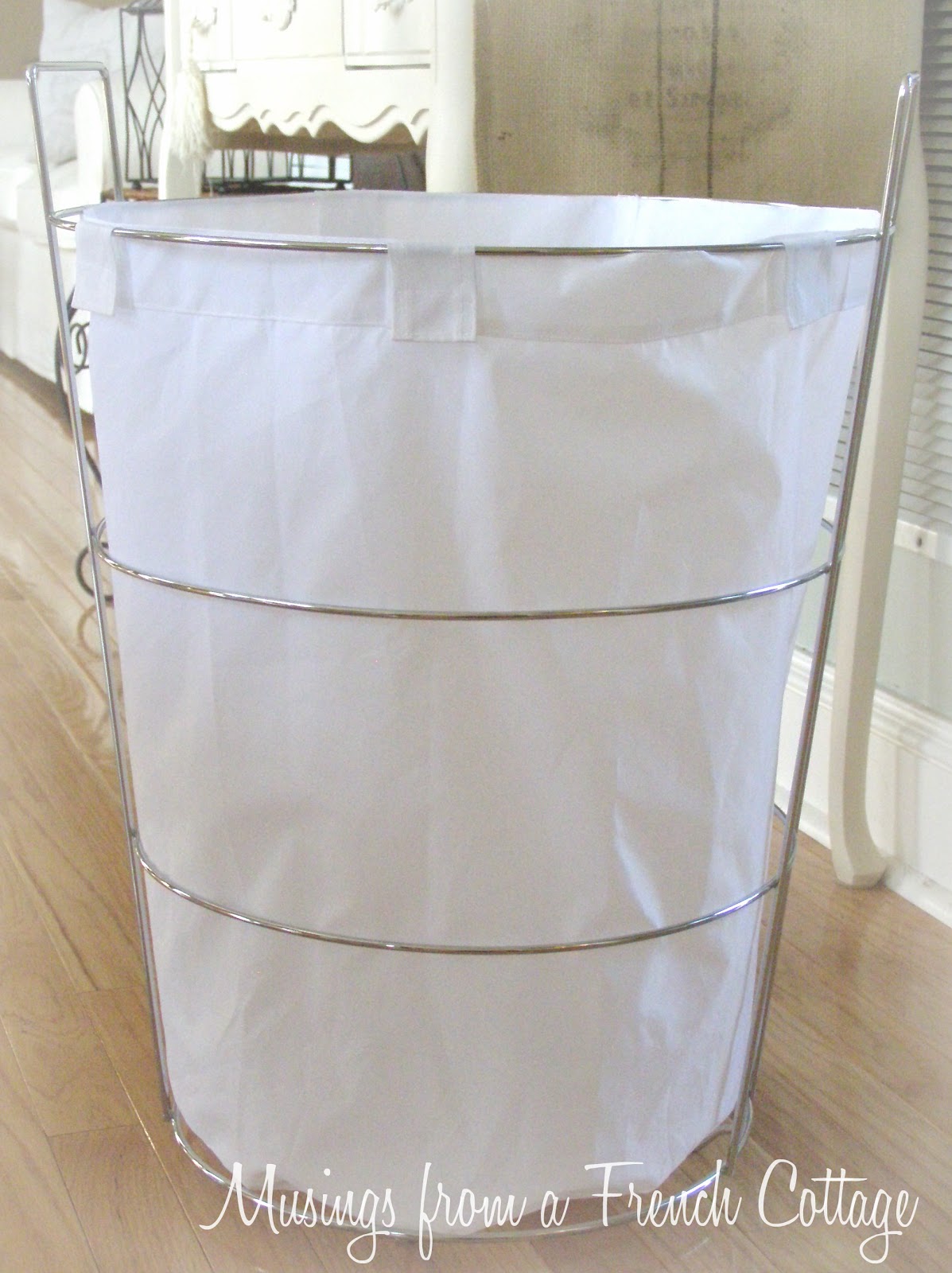 The Little French Farmhouse Pottery Barn Inspired Hamper