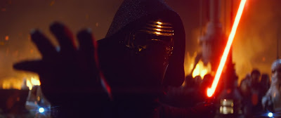 Movie Still of Kylo Ren from Star Wars Episode VII: The Force Awakens