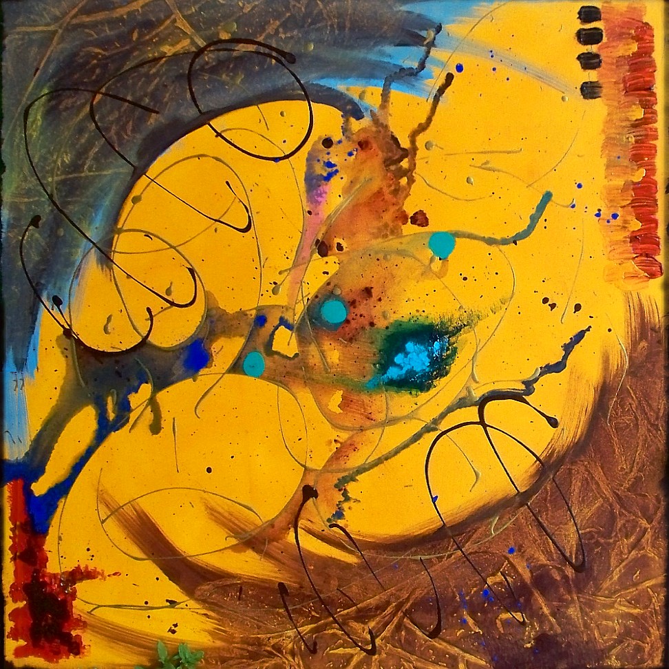 The Art Of Zyll SQUARE Abstract Painting 3' x 3'