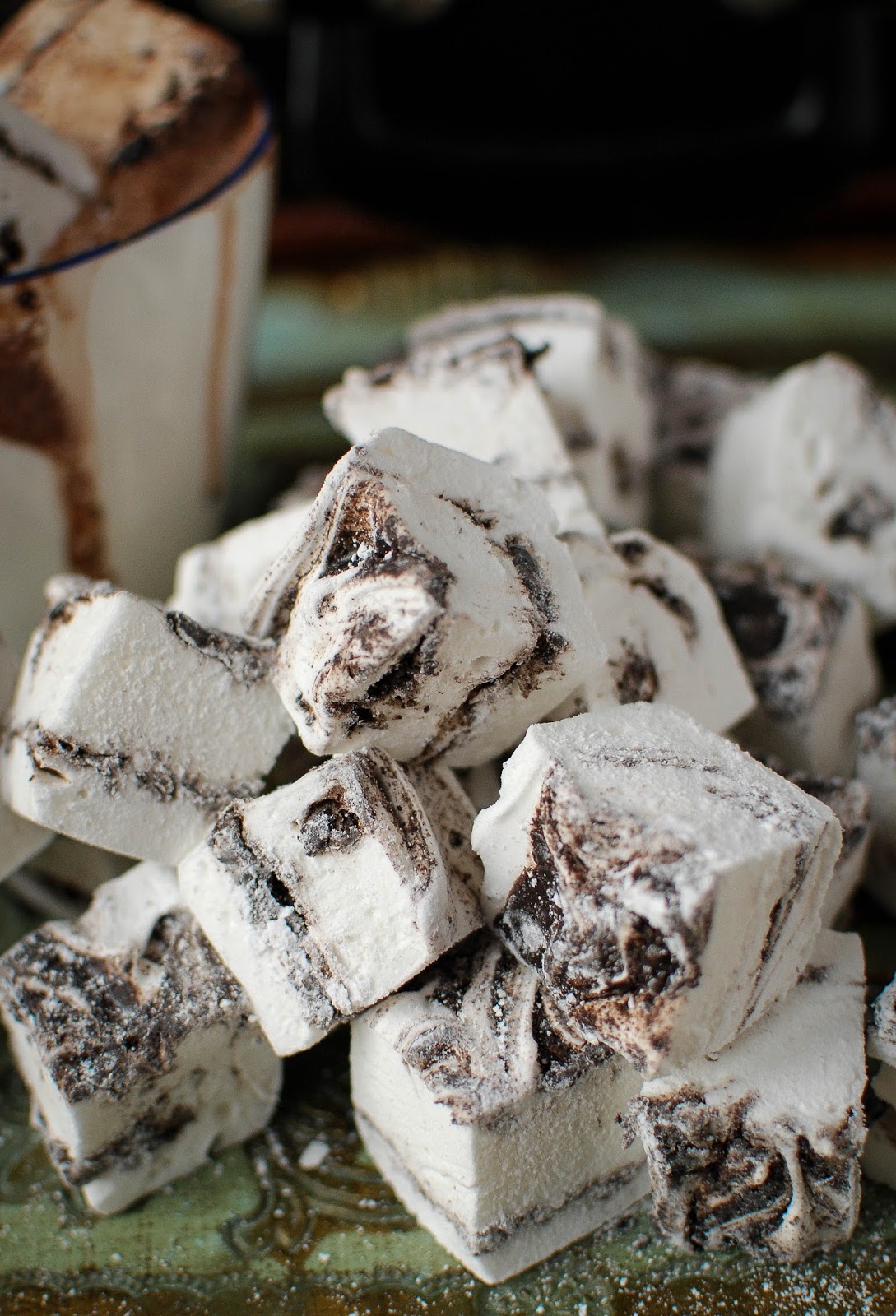 Oreo Swirl Marshmallows Recipe Katiecakes