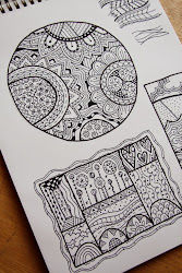 zentangle felt tip nice drawing summer patterns challenge overthink prismacolor handy supply must
