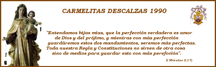 Carmelitas Descalzas - Constituciones de 1990