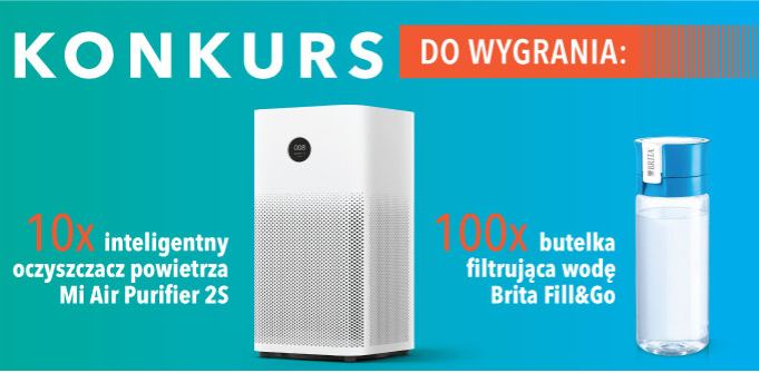 Wygraj inteligentny oczyszczacz powietrza Mi Air Purifier 2S Konkurs