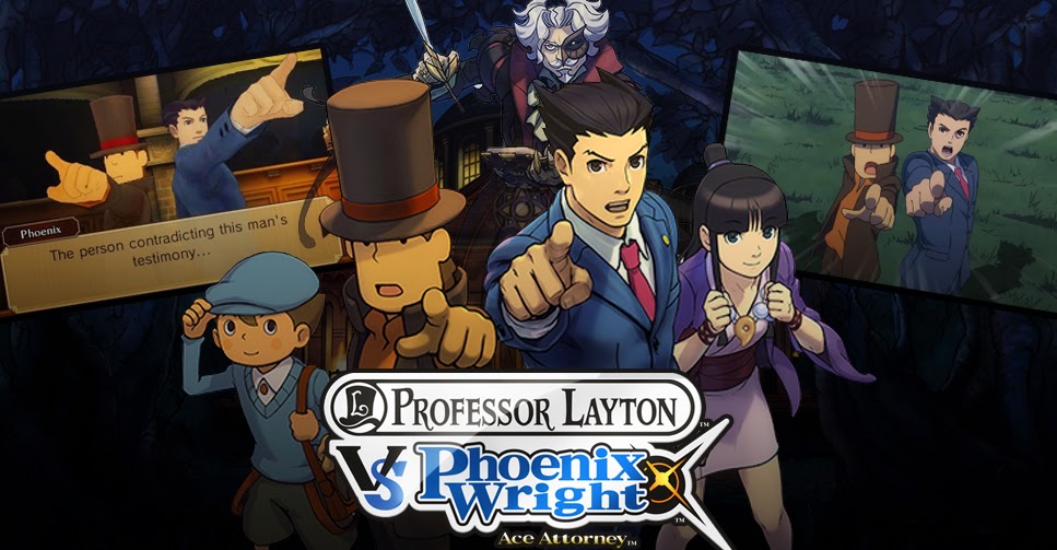 Professeur Layton Vs Phoenix Wright - 3DS/2DS - Version Française - Très Bon état