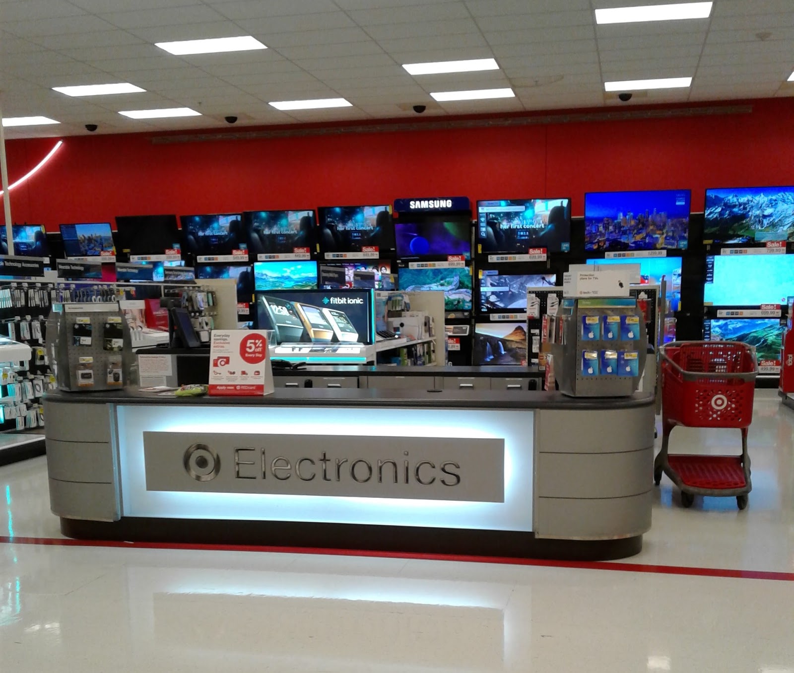 Target Electronics Aisle