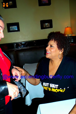 Actress Kim Coles signs autograph at Oh Wait But There's More one Woman show post show meet and greet at West Bank Cafe Laurie Beechman Theatre in New York City