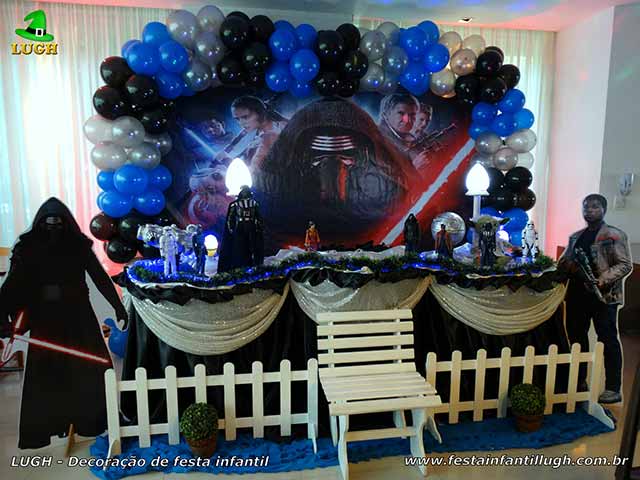 Decoração Star Wars para festa de aniversário infantil realizado na Barra(RJ)