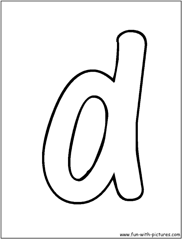 d bubble letter coloring pages - photo #12