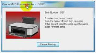 How to Fix Error 5011 on Canon Printer MP Series