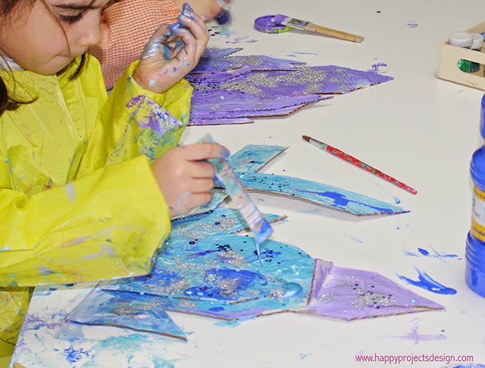 Castillo Frozen DIY en 2D: Castillo Frozen DIY en 2D: a pintar