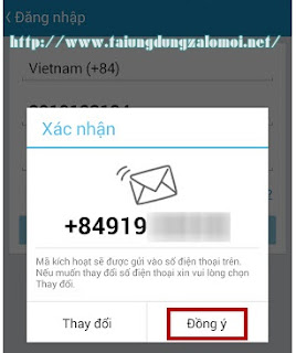 Cách lấy lại mật khẩu tài khoản zalo