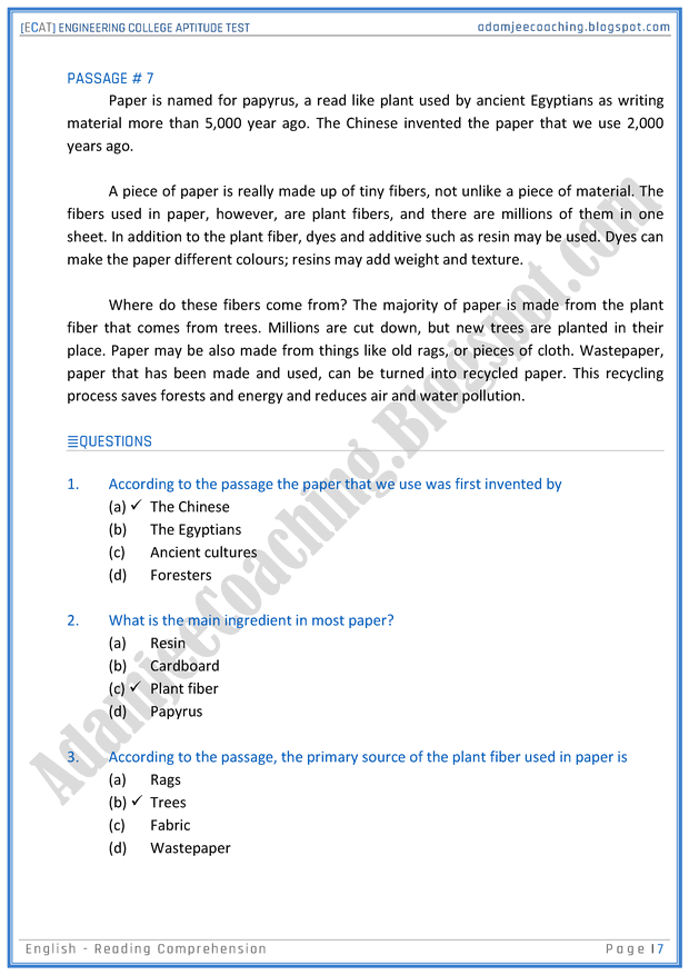 ecat-english-reading-comprehension-mcqs-for-engineering-college-entry-test