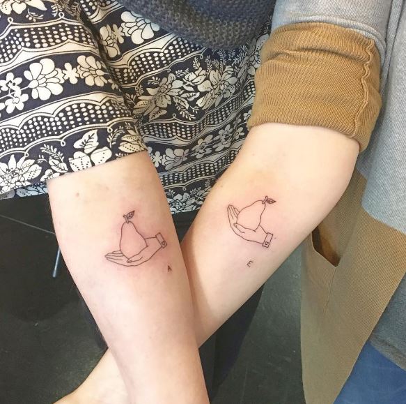 50 Matching Best Friend Tattoos Ideas and Designs (2018) - Page 3 of 5