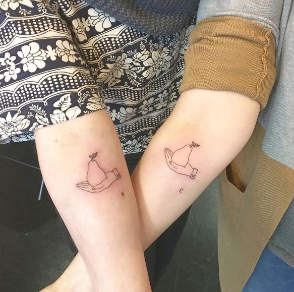 250+ Matching Best Friend Tattoos For Boy and Girl (2020) Small