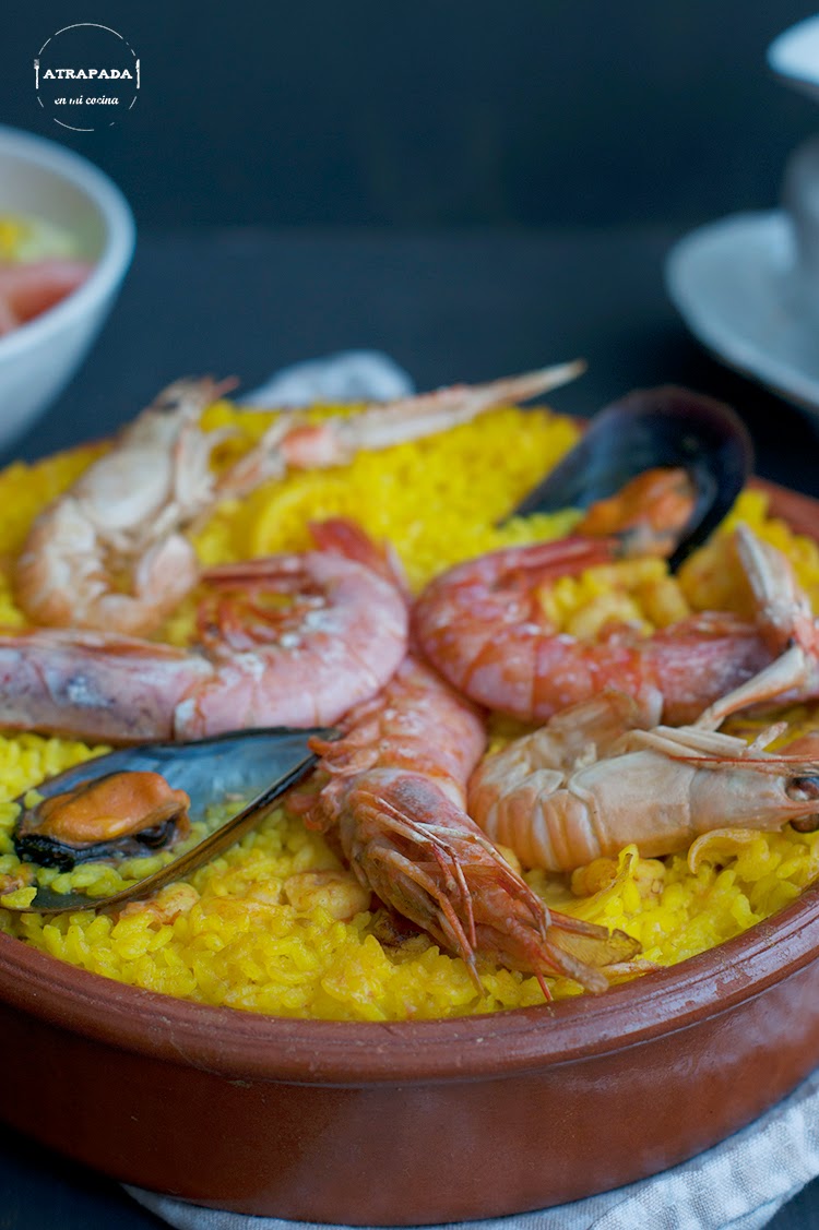Arroz Al Horno Con Marisco Atrapada En Mi Cocina