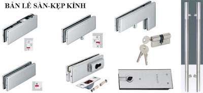 Phụ kiện cửa kính cường lực bản lề sàn Phụ kiện cửa kính cường lực bản lề sàn