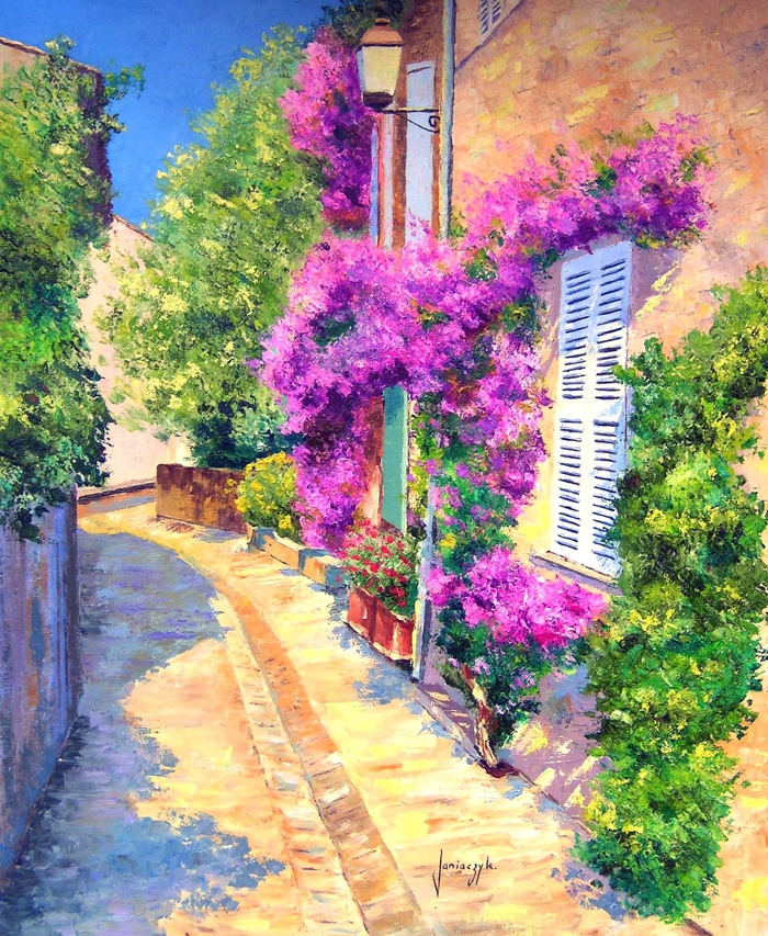 Jean Marc Janiaczyk 1966 | French Realist/Impressionist Knife painter | Dreaming of Provence