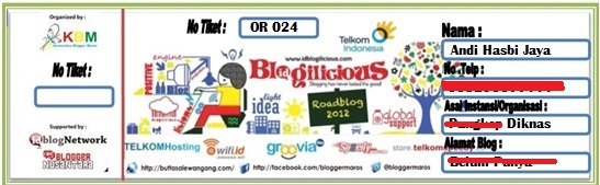 Tiket blogilicious Maros Tiket blogilicious Maros