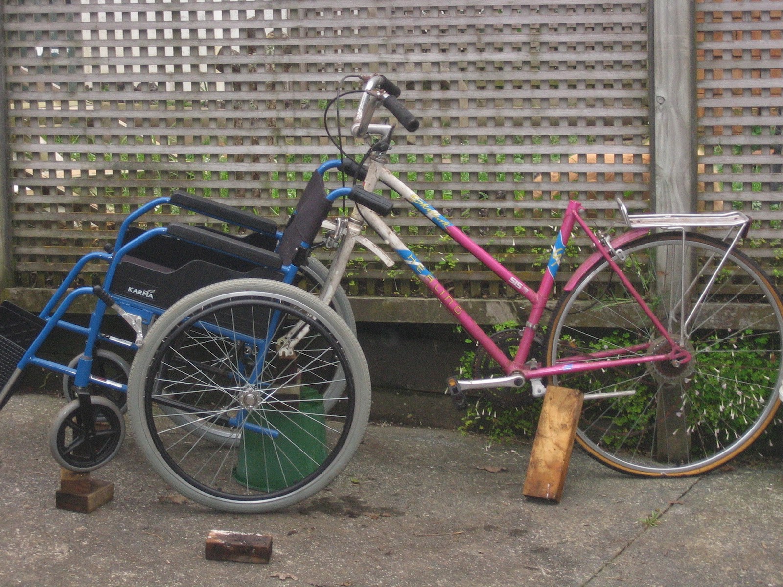 theScarletManuka Wheelchair Bike Build Notes