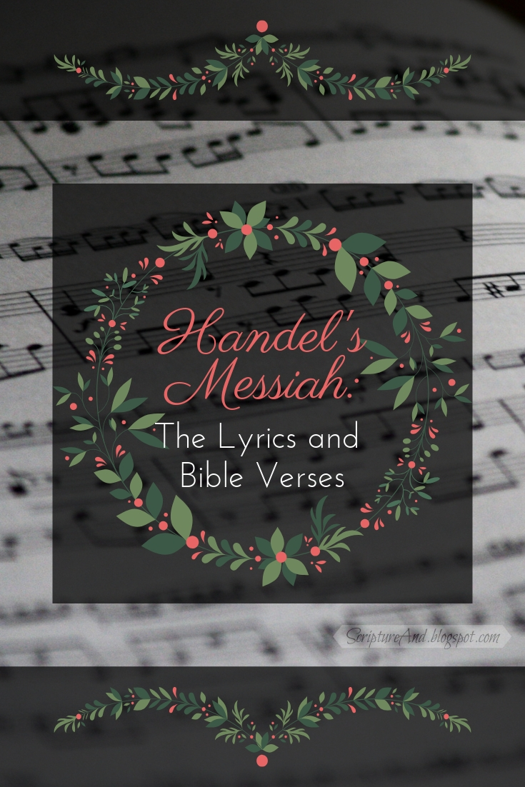 Handel's Messiah: Lyrics and Verse References 