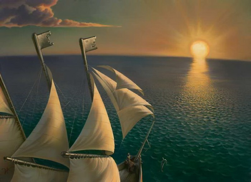 Vladimir Kush 1965 | Russian painter | The Surreal Landscapes
