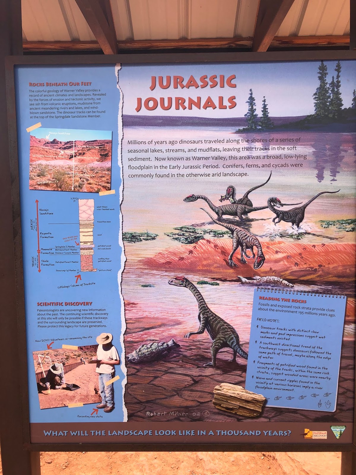 warner valley dinosaur tracks