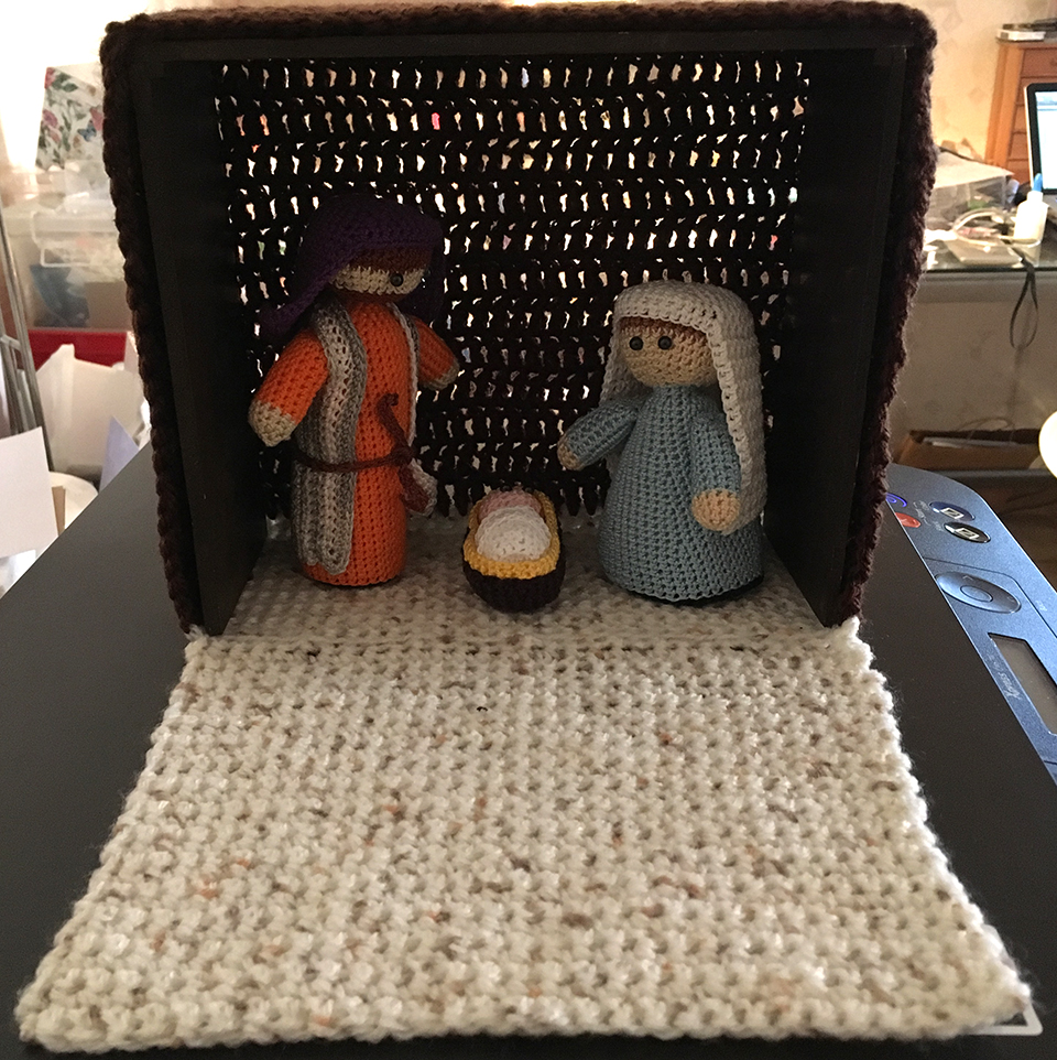 bricolo-ecolo: Crèche de Noël au crochet