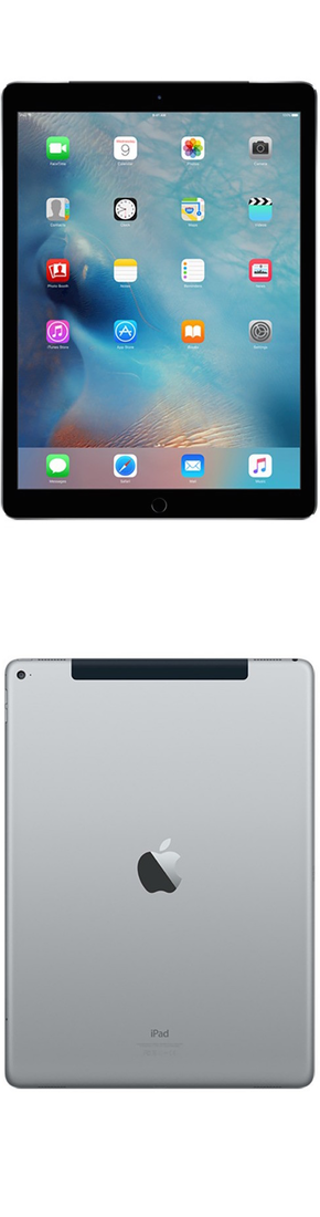 Apple® iPad Pro 128GB Wi-Fi + Cellular - Space Gray