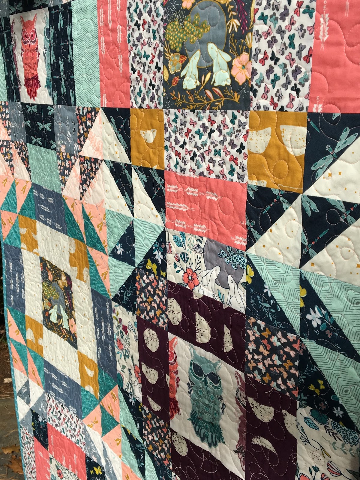 KayakQuilting Finished River's Quilt