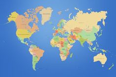 world map hd