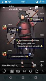 BBM Mod Naruto Versi 2.12.0.9 Terbaru Gratis