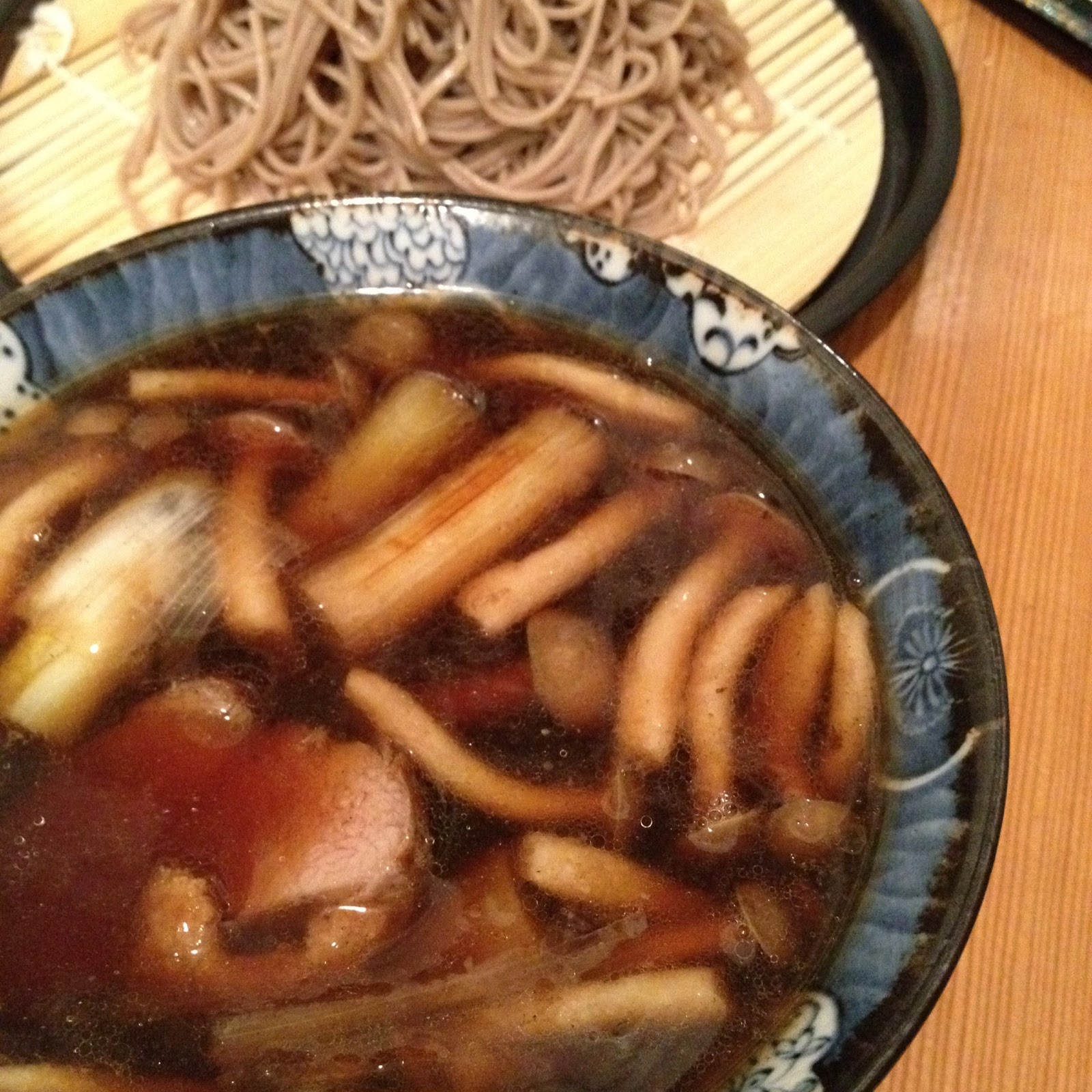 Food for one, two, and more Cold Soba Noodles in Hot Dipping Sauce