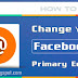 How to change email address on Facebook