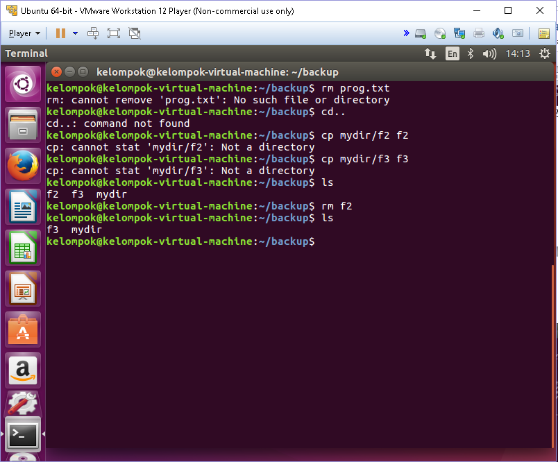 Cannot stat file. Cannot stat file
